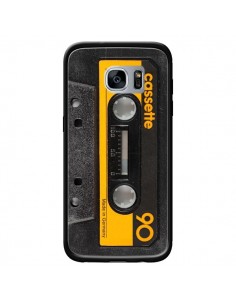 Coque Yellow Cassette K7 pour Samsung Galaxy S7 -...