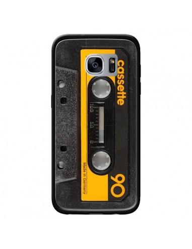 Coque Yellow Cassette K7 pour Samsung Galaxy S7 - Maximilian San