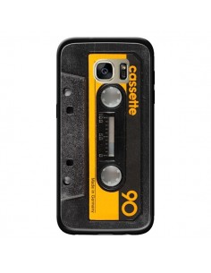 Coque Yellow Cassette K7 pour Samsung Galaxy S7 Edge -...