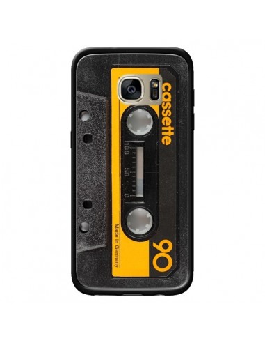 Coque Yellow Cassette K7 pour Samsung Galaxy S7 Edge - Maximilian San