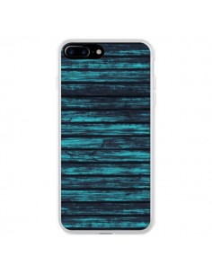 Coque iPhone 7 Plus et 8 Plus Blue Moon Wood Bois -...