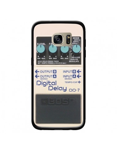 Coque Digital Delay Radio Son pour Samsung Galaxy S7 Edge - Maximilian San