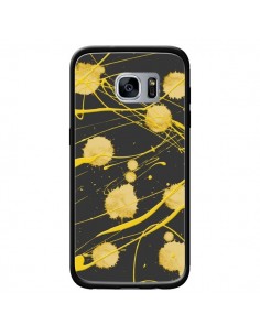 Coque Gold Splash Peinture Art pour Samsung Galaxy S7 -...