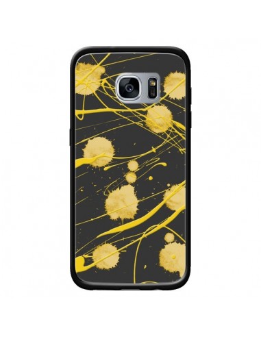 Coque Gold Splash Peinture Art pour Samsung Galaxy S7 - Maximilian San
