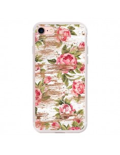 Coque iPhone 7/8 et SE 2020 Eco Love Pattern Bois Fleur -...