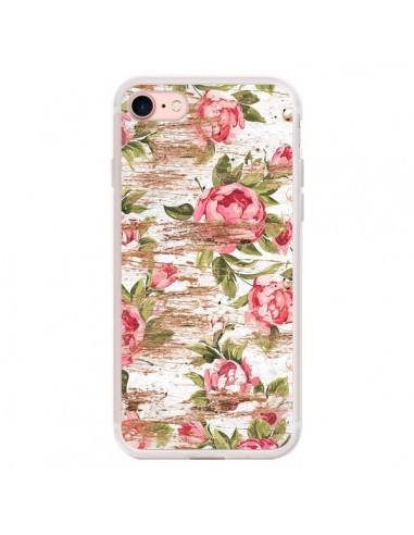 Coque iPhone 7/8 et SE 2020 Eco Love Pattern Bois Fleur - Maximilian San