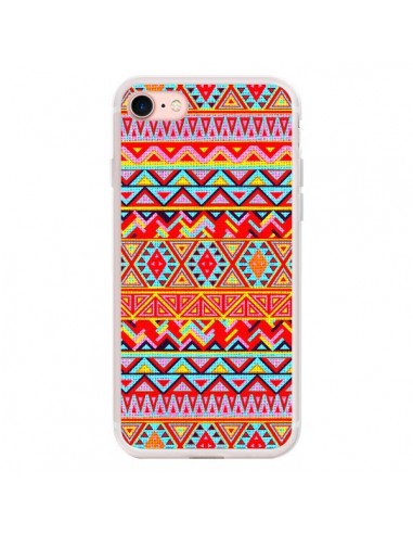 Coque iPhone 7/8 et SE 2020 India Style Pattern Bois Azteque - Maximilian San