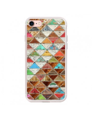 Coque iPhone 7/8 et SE 2020 Love Pattern Triangle - Maximilian San