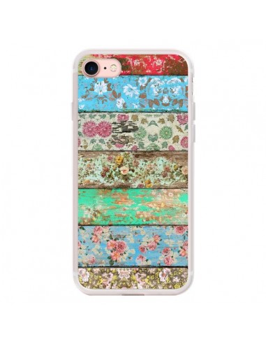 Coque iPhone 7/8 et SE 2020 Rococo Style Bois Fleur - Maximilian San