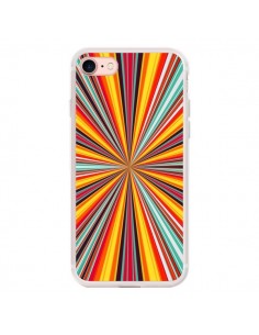 Coque iPhone 7/8 et SE 2020 Horizon Bandes Multicolores -...