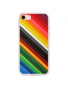 Coque iPhone 7/8 et SE 2020 Arc en Ciel Rainbow -...