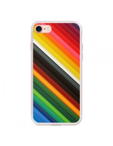 Coque iPhone 7/8 et SE 2020 Arc en Ciel Rainbow - Maximilian San