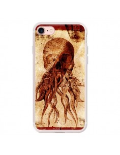 Coque iPhone 7/8 et SE 2020 Octopu Skull Poulpe Tête de...