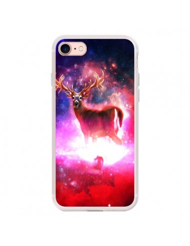 Coque iPhone 7/8 et SE 2020 Cosmic Deer Cerf Galaxy - Maximilian San