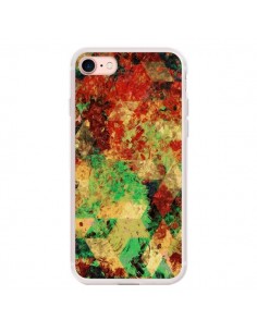 Coque iPhone 7/8 et SE 2020 Azteque Geometric Triangle -...