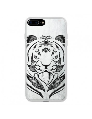Coque iPhone 7 Plus et 8 Plus Tattoo Tiger Tigre - LouJah
