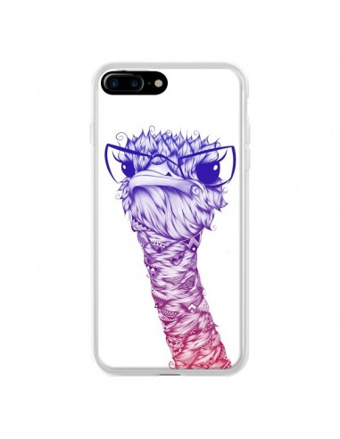 Coque iPhone 7 Plus et 8 Plus Ostrich Colors Autruche Couleur - LouJah