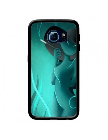 Coque Femme Enora Blue Smoke pour Samsung Galaxy S6 Edge - LouJah