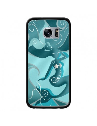 Coque La Petite Sirene Blue Mermaid pour Samsung Galaxy S7 - LouJah