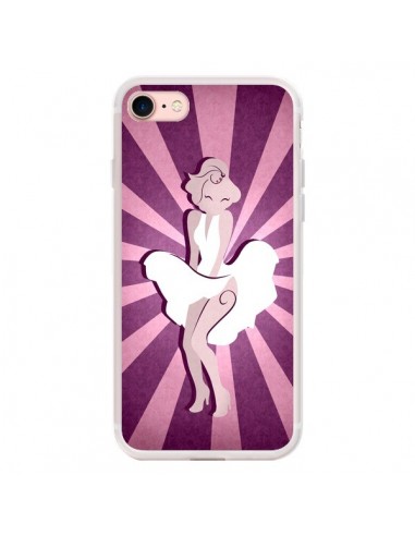 Coque iPhone 7/8 et SE 2020 Marilyn Monroe Design - LouJah