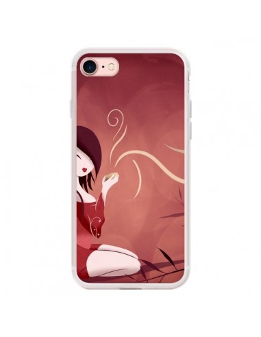 Coque iPhone 7/8 et SE 2020 Femme Thé Tea Time - LouJah