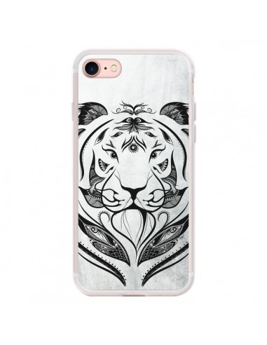 Coque iPhone 7/8 et SE 2020 Tattoo Tiger Tigre - LouJah