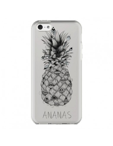 Coque iPhone 5C Ananas Fruit Transparente - LouJah