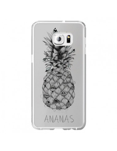 Coque Ananas Fruit Transparente pour Samsung Galaxy S6 Edge Plus - LouJah