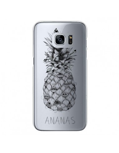 Coque Ananas Fruit Transparente pour Samsung Galaxy S7 - LouJah