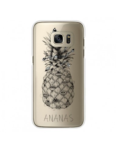 coque samsung galaxy s7 edge silicone ananas