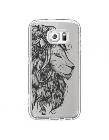 Coque Lion Poétique Transparente pour Samsung Galaxy S6 - LouJah