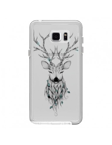 Coque Cerf Poétique Transparente pour Samsung Galaxy Note 5 - LouJah