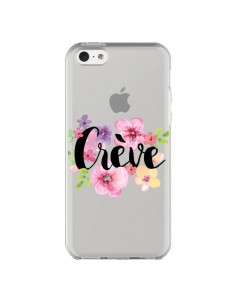 Coque iPhone 5C Crève Fleurs Transparente - Maryline...