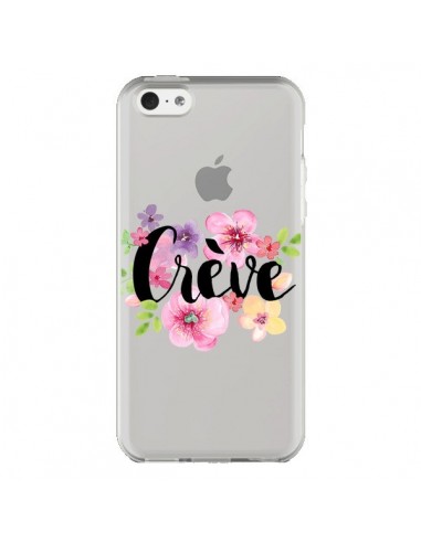 Coque iPhone 5C Crève Fleurs Transparente - Maryline Cazenave