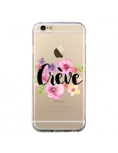 Coque iPhone 6 et 6S Crève Fleurs Transparente - Maryline Cazenave