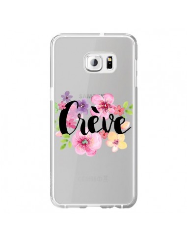 Coque Crève Fleurs Transparente pour Samsung Galaxy S6 Edge Plus - Maryline Cazenave