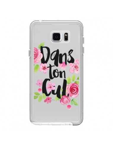 Coque Dans Ton Cul Fleurs Transparente pour Samsung Galaxy Note 5 - Maryline Cazenave