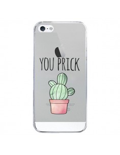 Coque iPhone 5/5S et SE You Prick Cactus Transparente -...