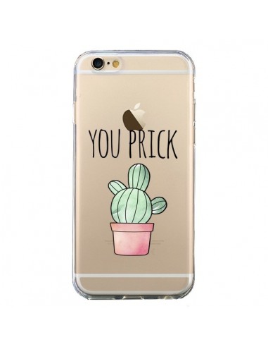 Coque iPhone 6 et 6S You Prick Cactus Transparente - Maryline Cazenave