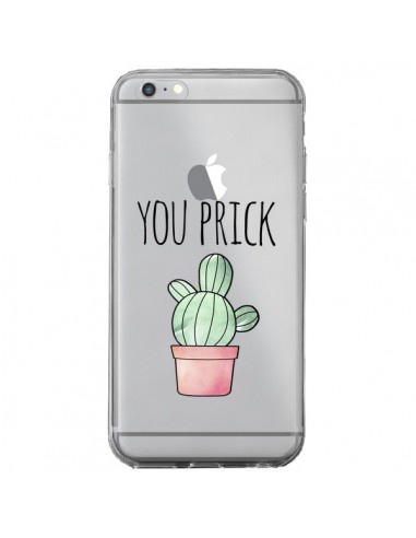 Coque iPhone 6 Plus et 6S Plus You Prick Cactus Transparente - Maryline Cazenave