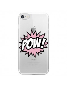 Coque iPhone 7/8 et SE 2020 Pow Transparente - Maryline...