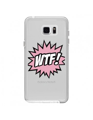 Coque WTF What The Fuck Transparente pour Samsung Galaxy Note 5 - Maryline Cazenave