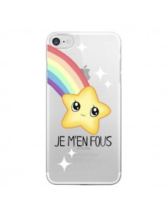 Coque iPhone 7/8 et SE 2020 Etoile Je M'en Fous...