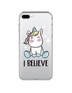 Coque iPhone 7 Plus et 8 Plus Licorne I Believe...