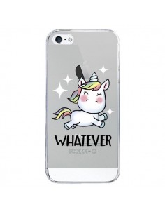 Coque iPhone 5/5S et SE Licorne Whatever Transparente -...