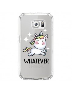 Coque Licorne Whatever Transparente pour Samsung Galaxy...