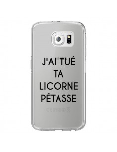Coque Tué Licorne Pétasse Transparente pour Samsung...