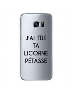 Coque Tué Licorne Pétasse Transparente pour Samsung...