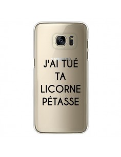 Coque Tué Licorne Pétasse Transparente pour Samsung...