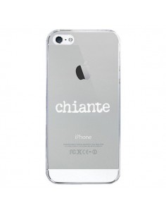 Coque iPhone 5/5S et SE Chiante Blanc Transparente -...